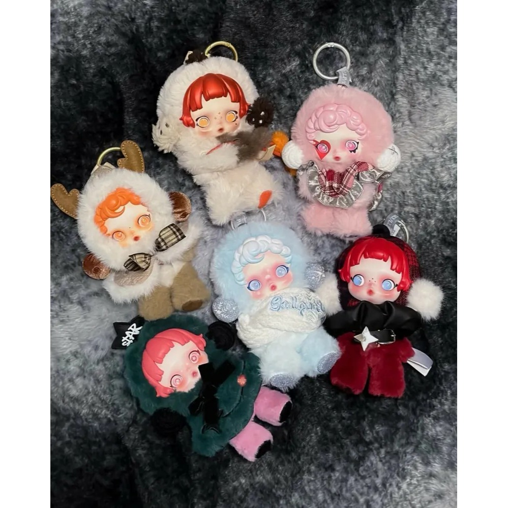 <官方正版授權>POPMART SKULLPANDA SP 冬日樂章 毛絨 掛件 吊飾 盲盒 泡泡瑪特 公仔-細節圖9