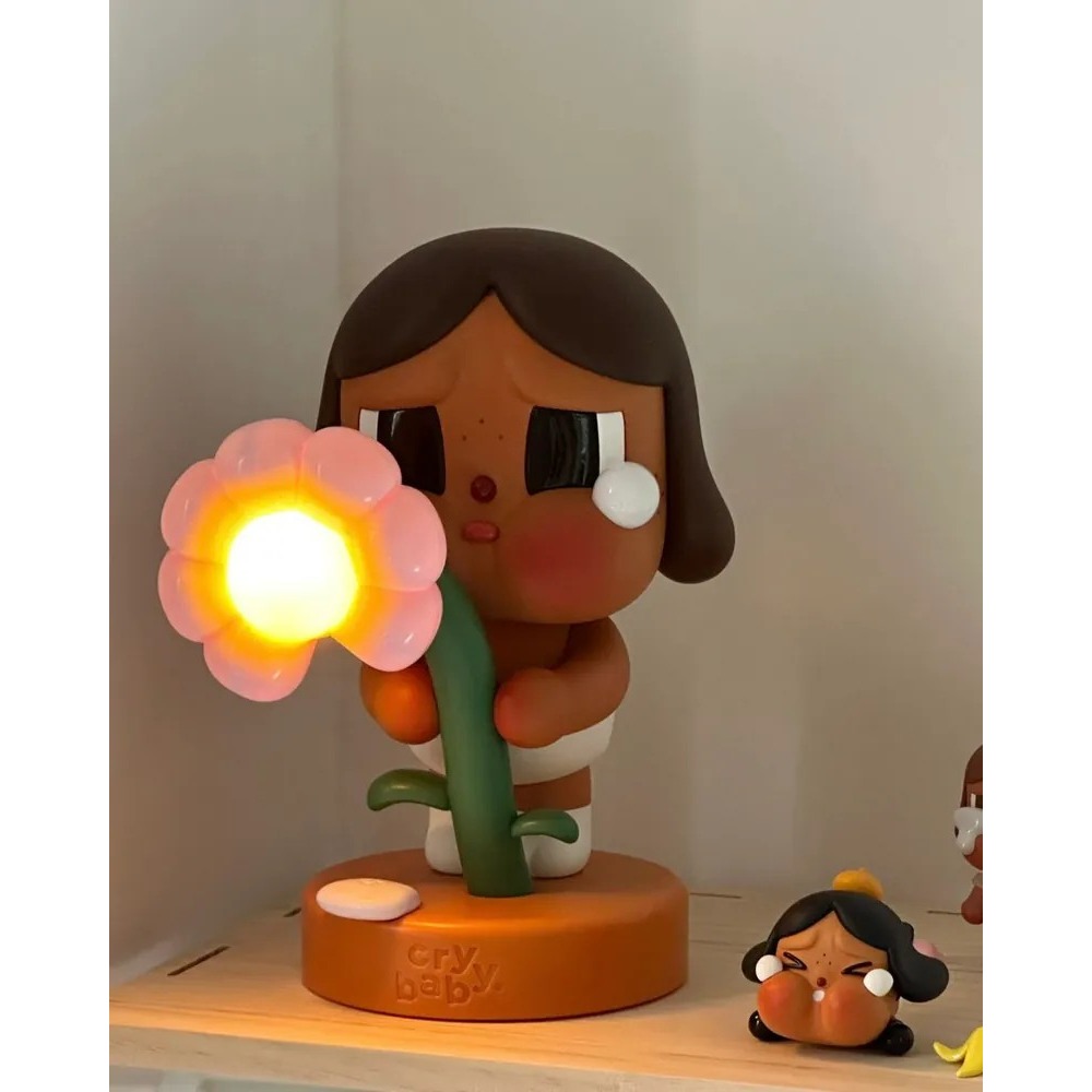 <官方正版授權>POPMART 泡泡瑪特 CRYBABY 哭娃 悲傷俱樂部系列 小雛菊手燈 夜燈-細節圖2
