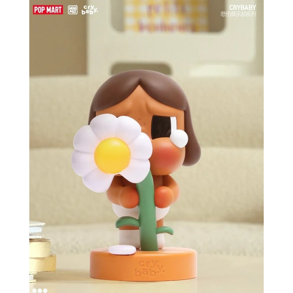 <官方正版授權>POPMART 泡泡瑪特 CRYBABY 哭娃 悲傷俱樂部系列 小雛菊手燈 夜燈-細節圖5