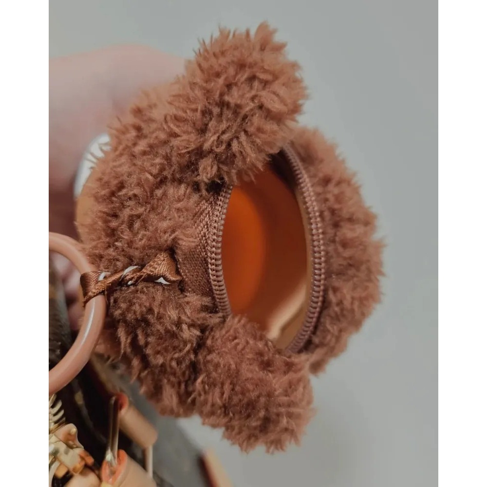 <官方正版>正版泡泡瑪特 POPMART 哭娃 Crybaby 悲傷俱樂部系列 毛絨耳機包 零錢包-細節圖5