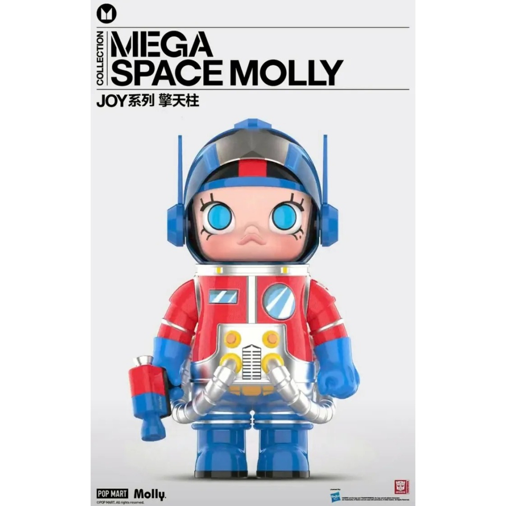 <官方正版授權>POPMART MEGA SPACE MOLLY 柯博文/擎天柱 400%/1000％ 泡泡瑪特 變形-細節圖5