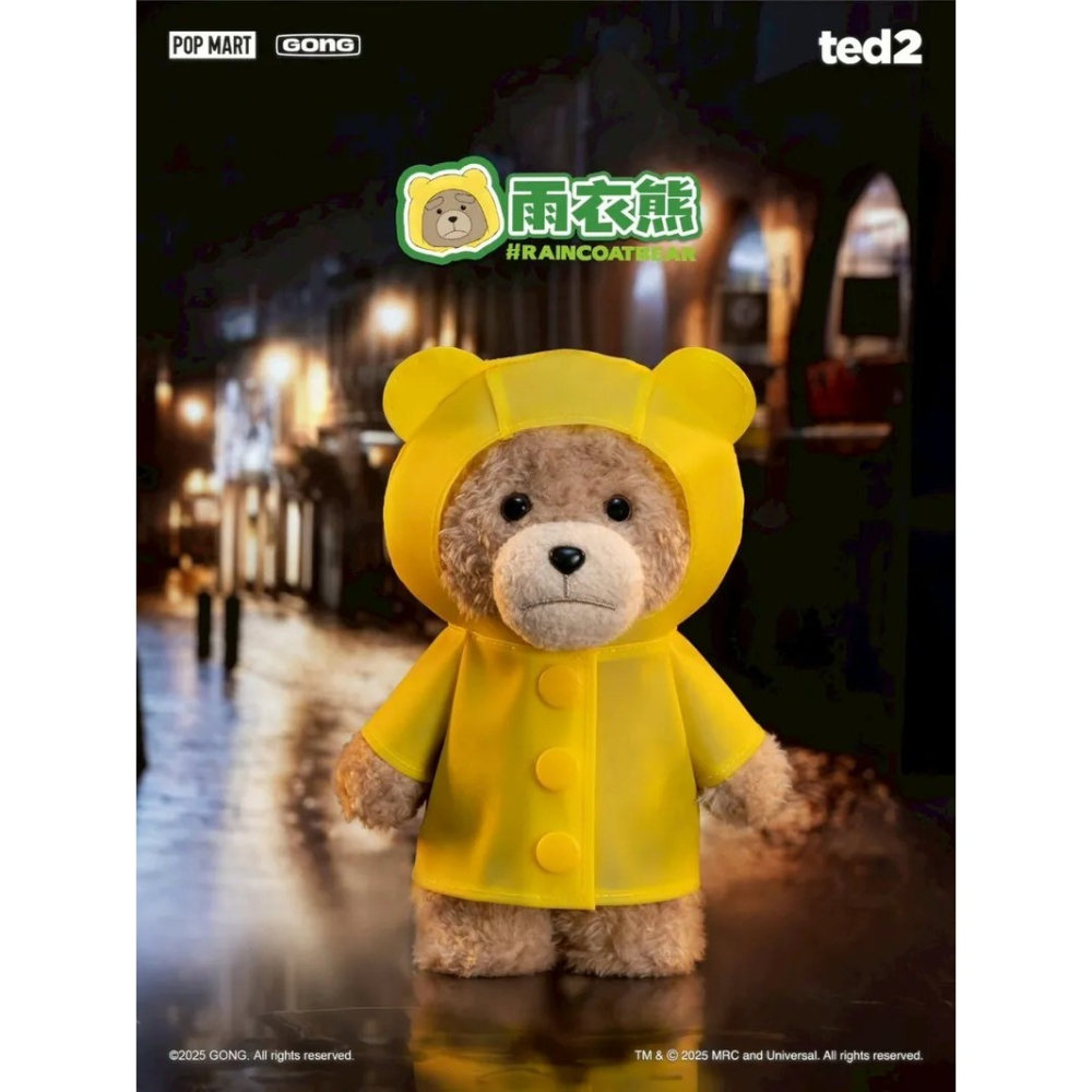 <官方正版授權>POPMART 泡泡瑪特 Ted2 泰迪熊 可動毛絨吊飾 磁吸 公仔 盲盒-細節圖6