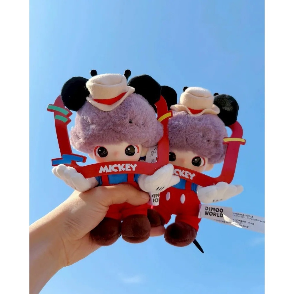 <官方正版授權>POPMART 泡泡瑪特 Dimoo World x 迪士尼 搪膠毛絨吊飾 公仔 盲盒-細節圖5