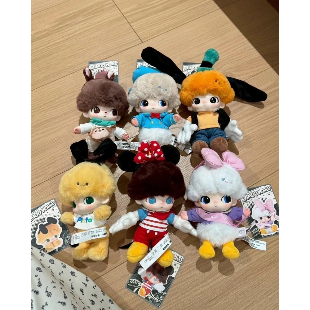 <官方正版授權>POPMART 泡泡瑪特 Dimoo World x 迪士尼 搪膠毛絨吊飾 公仔 盲盒-細節圖11