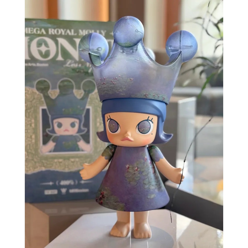 <官方正版>POPMART 泡泡瑪特 MEGA ROYAL MOLLY 睡蓮 400% 1000%-細節圖5