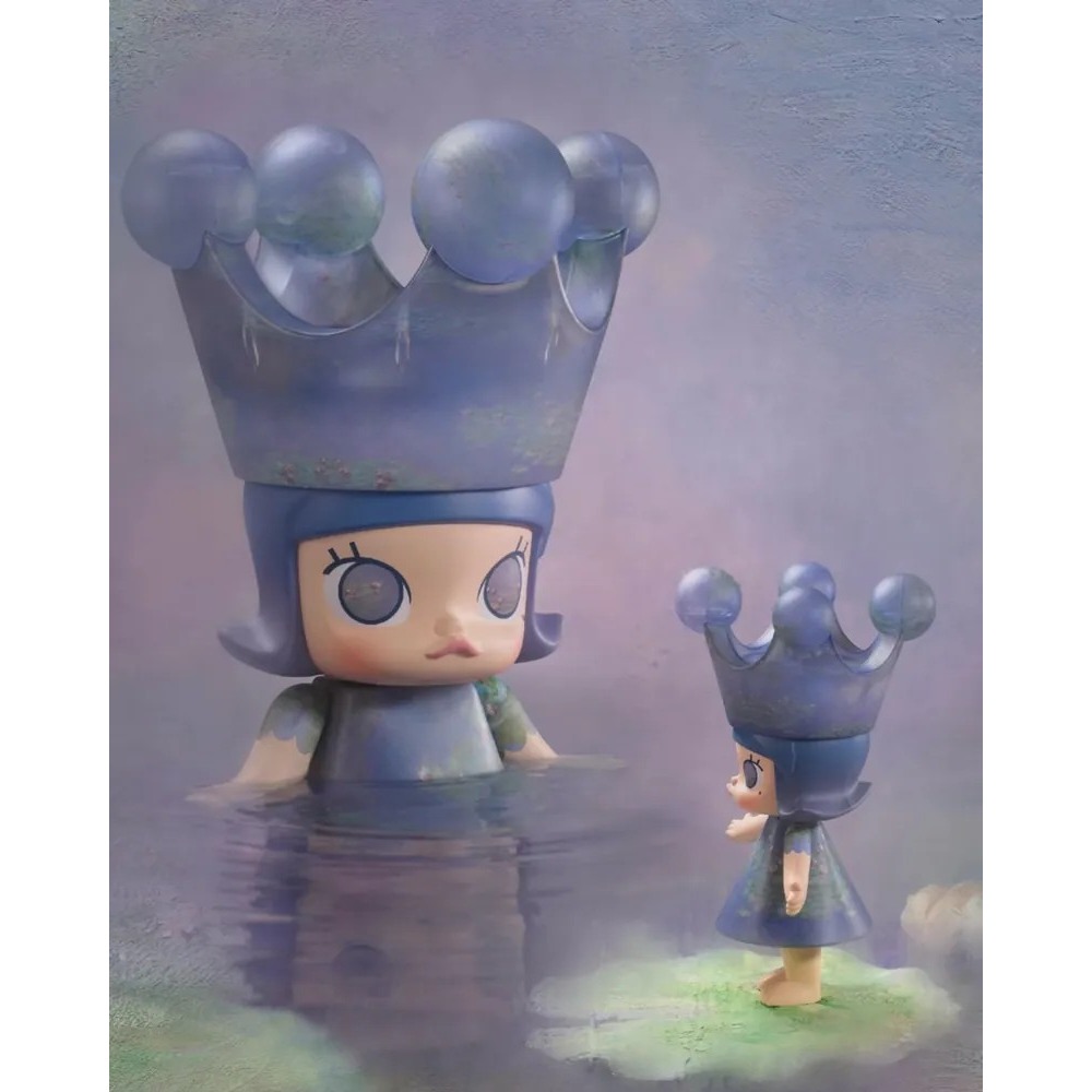<官方正版>POPMART 泡泡瑪特 MEGA ROYAL MOLLY 睡蓮 400% 1000%-細節圖11