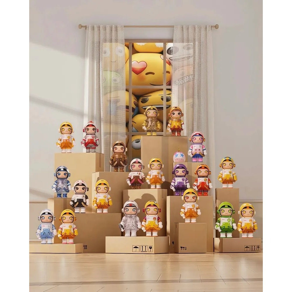 <官方正版授權>POPMART MEGA SPACE MOLLY × emoji™ 100% 聯名系列 泡泡瑪特-細節圖3