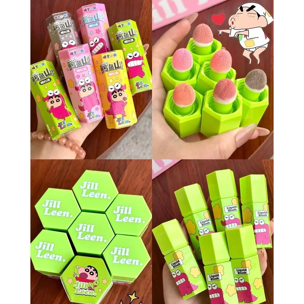 JILL LEEN蠟筆小新聯名款 腮紅液 膨脹 收縮 氛圍-細節圖2