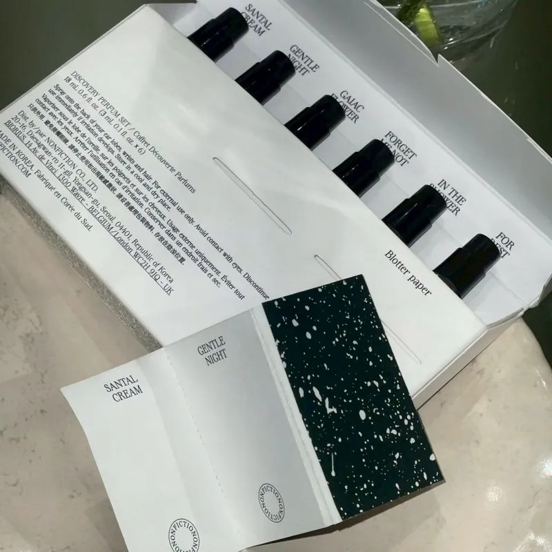 NONFICTION 香水體驗組 3ml*6支裝 小香 試香 禮盒 組合-細節圖5