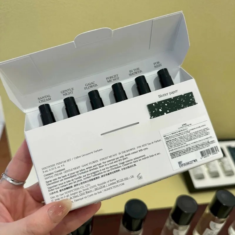 NONFICTION 香水體驗組 3ml*6支裝 小香 試香 禮盒 組合-細節圖9