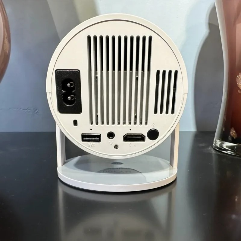 <快速出貨>多媒體智能投影機 白色 戶外用品 露營 投影儀 便攜-細節圖6