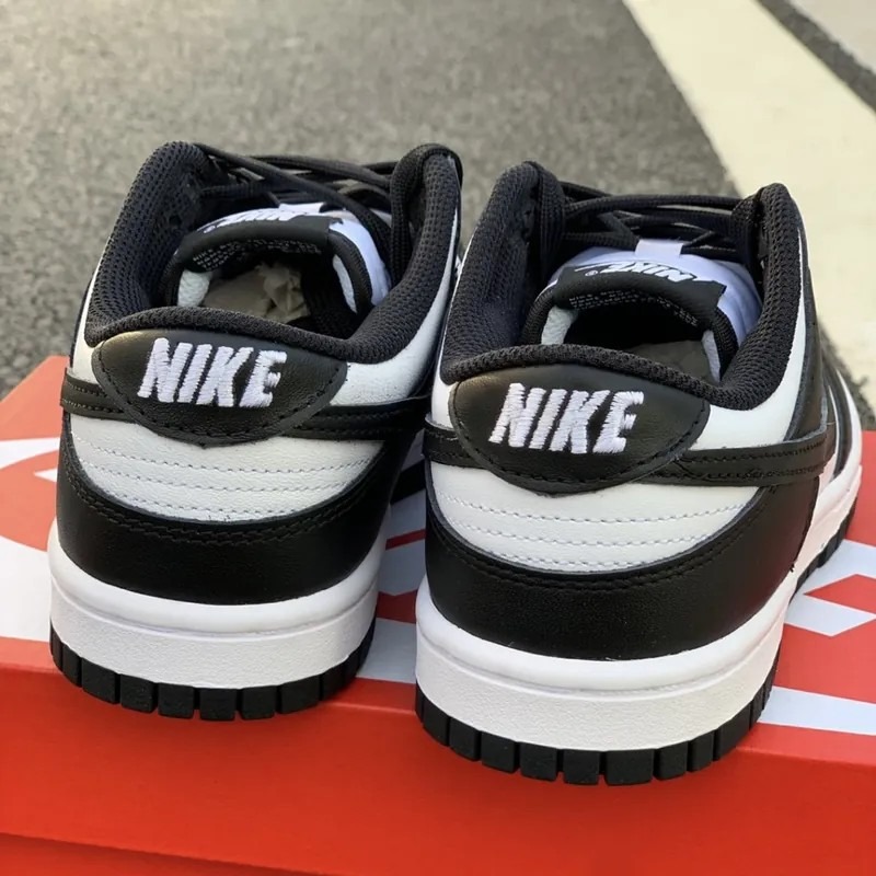 <快速出貨>Nike Dunk Low Black 經典黑白熊貓 熱銷 男女款-細節圖6