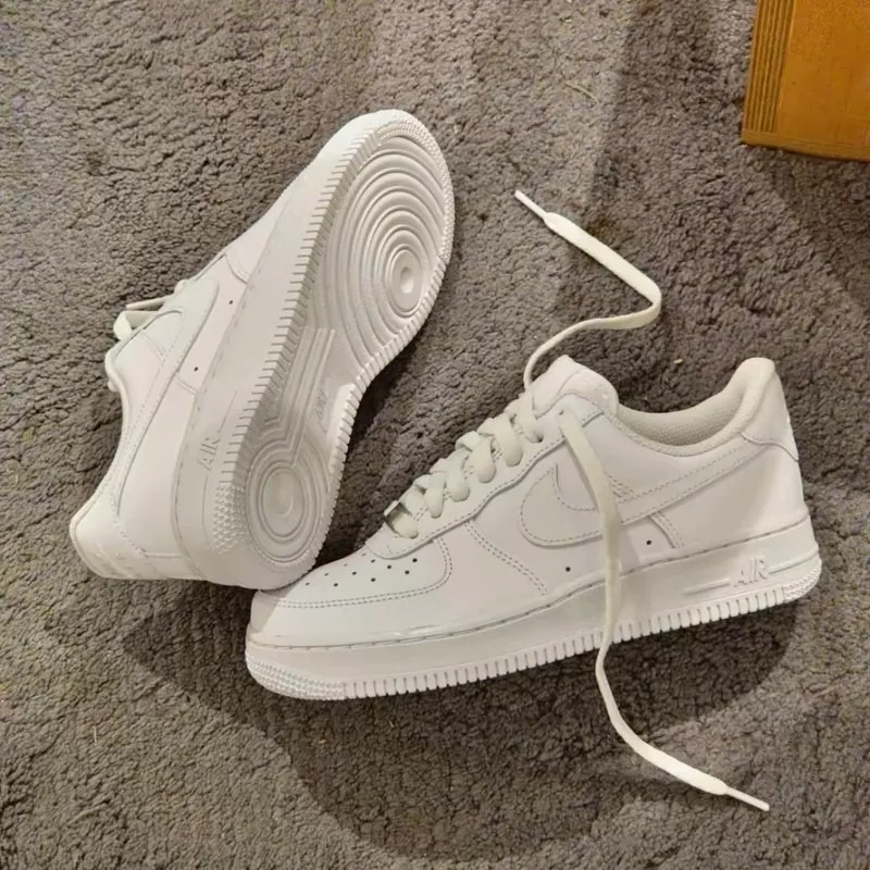 <快速出貨>Nike Air Force 1 全白 空軍一號 經典 鐵牌 百搭AF1-細節圖5