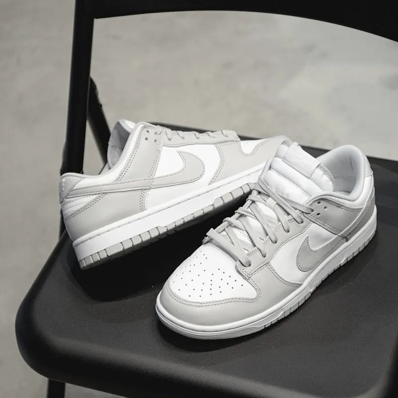 <快速出貨>Nike Dunk Low Retro Photon Dust / Grey Fog 灰白-細節圖2
