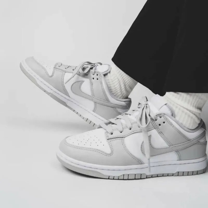 <快速出貨>Nike Dunk Low Retro Photon Dust / Grey Fog 灰白-細節圖4