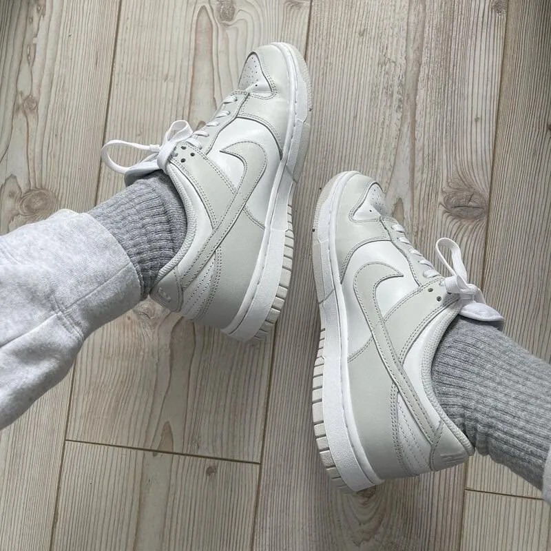 <快速出貨>Nike Dunk Low Retro Photon Dust / Grey Fog 灰白-細節圖5