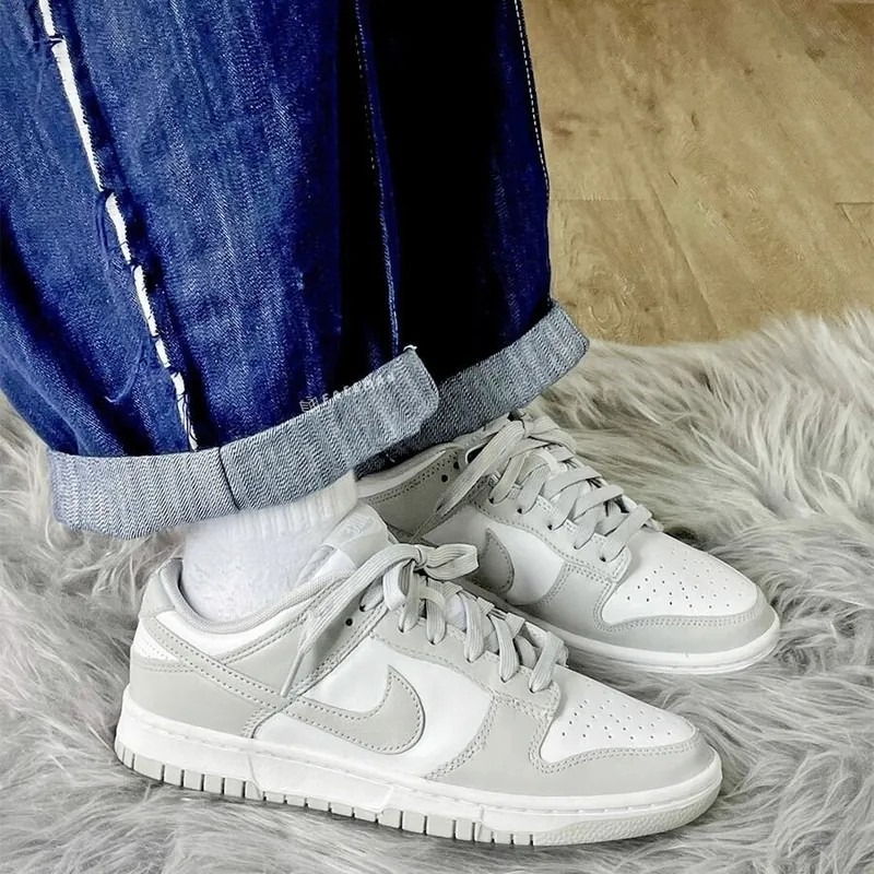 <快速出貨>Nike Dunk Low Retro Photon Dust / Grey Fog 灰白-細節圖6