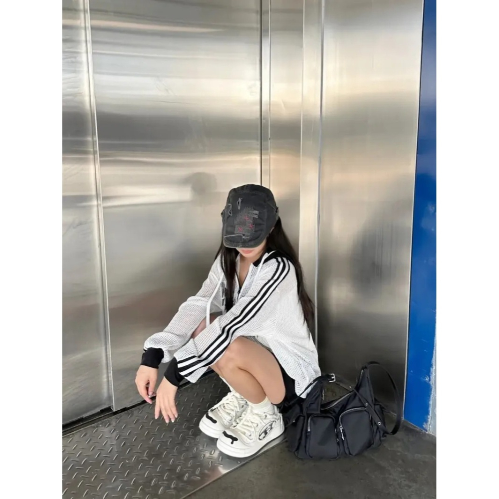 H52 二代 開口笑 圈圈鞋 溶解鞋 大頭鞋 奶油白 解構 罐頭鞋盒-細節圖4