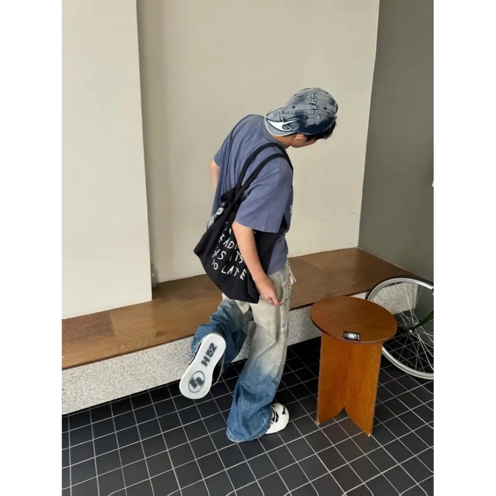 H52 二代 開口笑 圈圈鞋 溶解鞋 大頭鞋 黑色 解構 罐頭鞋盒-細節圖10