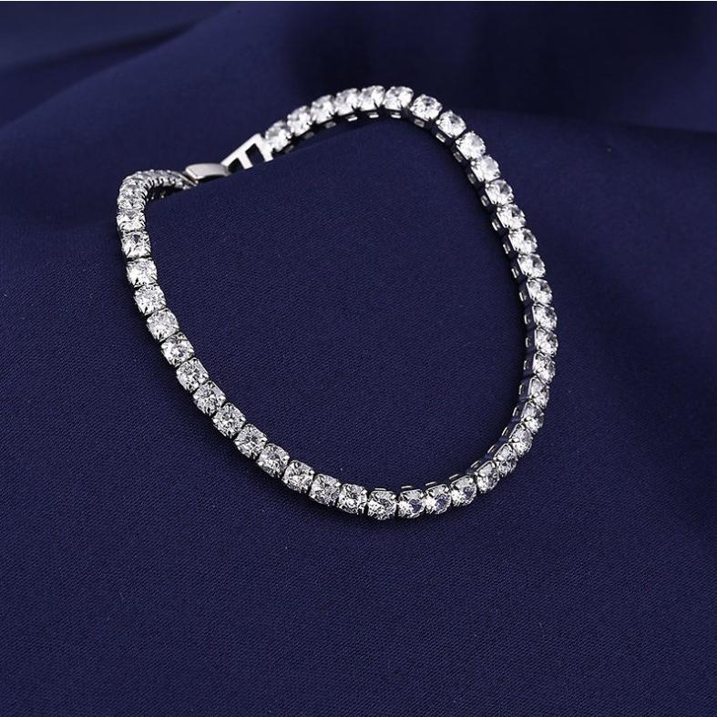 B906．輕奢鑲鑽手鏈 韓版氣質滿鑽手鏈 手鍊 手飾 韓版銀飾 抗過敏 防過敏 首飾飾品 閃鑽手鍊-細節圖5