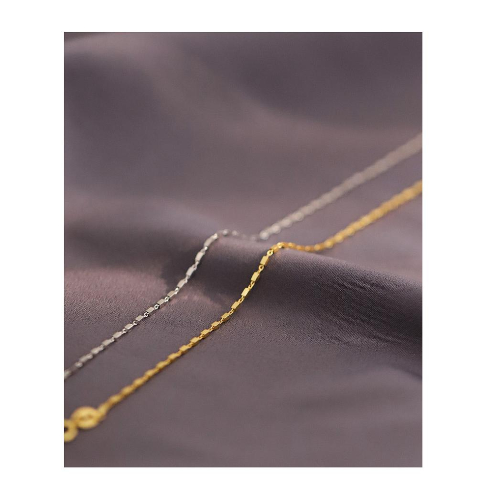 B963．日系輕奢手鏈 手鐲 手環 簡約輕奢方塊手鍊 手飾 韓版銀飾 抗過敏 防過敏首飾飾品配件 精緻質感送禮自用-細節圖6