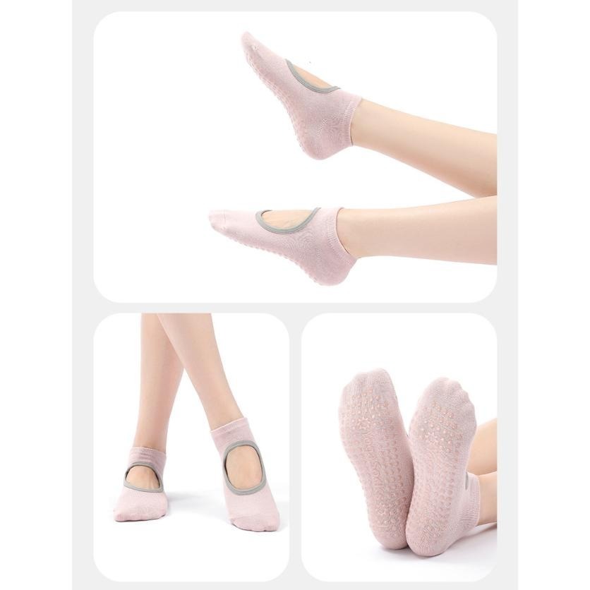 J05．瑜伽襪 襪子 空中瑜珈 露背瑜珈襪 防滑襪 止滑襪 女襪 露趾襪 芭蕾襪 運動襪 加厚瑜伽襪 運動襪-細節圖4