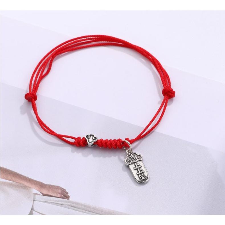 B1032．上上簽吉祥紅繩手鍊 本命年好運手鏈 轉運手鏈 好運紅繩手鍊 本命年 防小人 辟邪除穢 開運祈福 求財 保平安-細節圖5