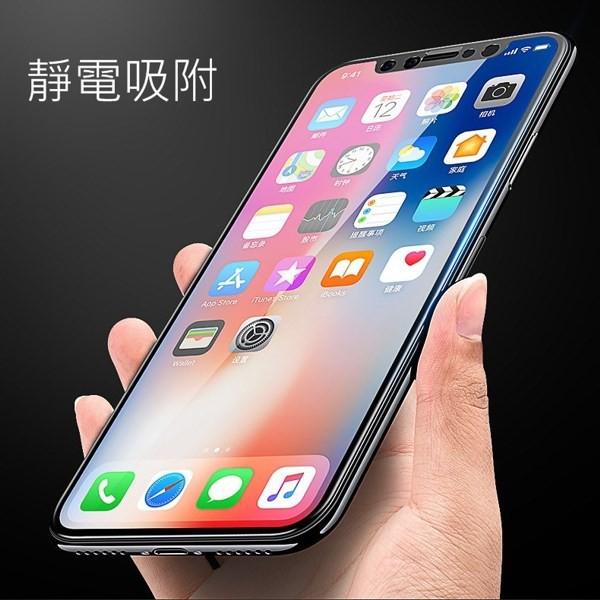 [滿版]蘋果IX iPhoneX 碳纖維3D包邊鋼化玻璃膜 玻璃貼手機膜 IPHONE X Xs 鋼化膜 軟邊鋼化玻璃膜-細節圖8