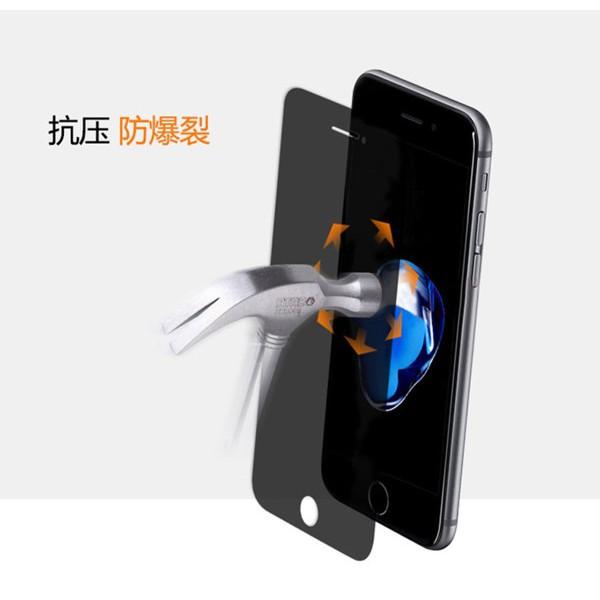 iphone i4 i5 i6 i7 i8 iX ixs maX 防窺 防偷窺 9h防爆鋼化玻璃膜防窺玻璃膜 防窺保護貼-細節圖7