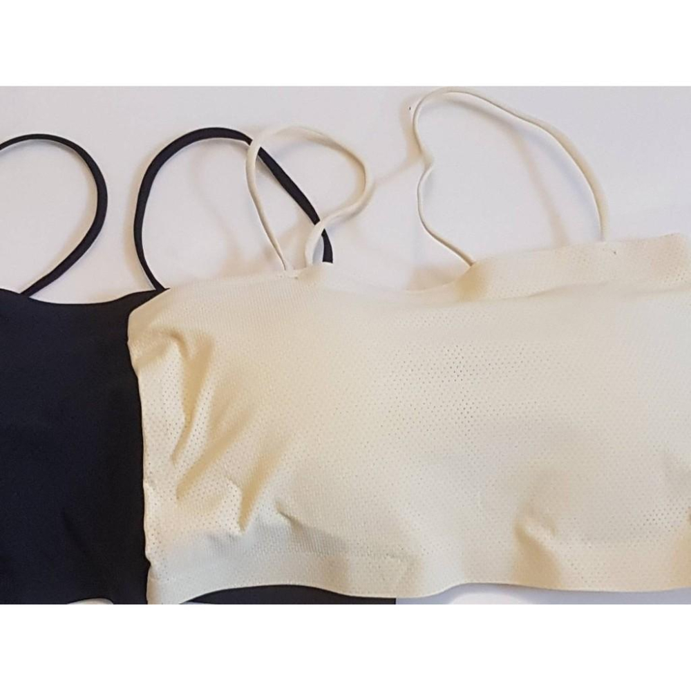 C39.【附胸墊】一片式無痕背心 冰絲無痕防走光背心 冰絲涼感吸濕透氣 一字領透氣露肩小可愛 四排扣抹胸裹胸 隱形內衣-細節圖9