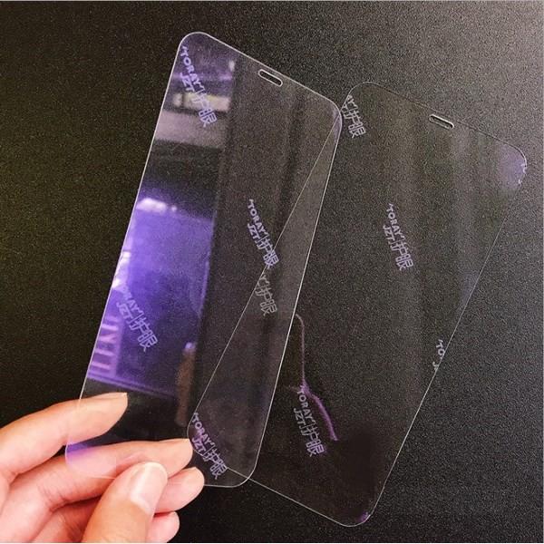 iphone全系列 i6 i7 i8 ix ixs xsman XR i11 i12 抗藍光鋼化玻璃膜 手機膜 保護膜-細節圖3