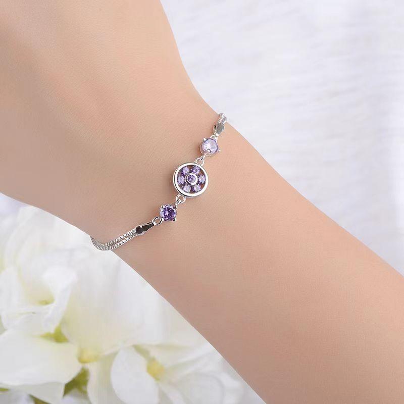 B991．永恆愛情手鏈 韓版時尚百搭手鏈 手環 閨密手鍊 手飾 抗過敏 防過敏 首飾飾品配件 時尚輕奢 閨密手鏈-細節圖5