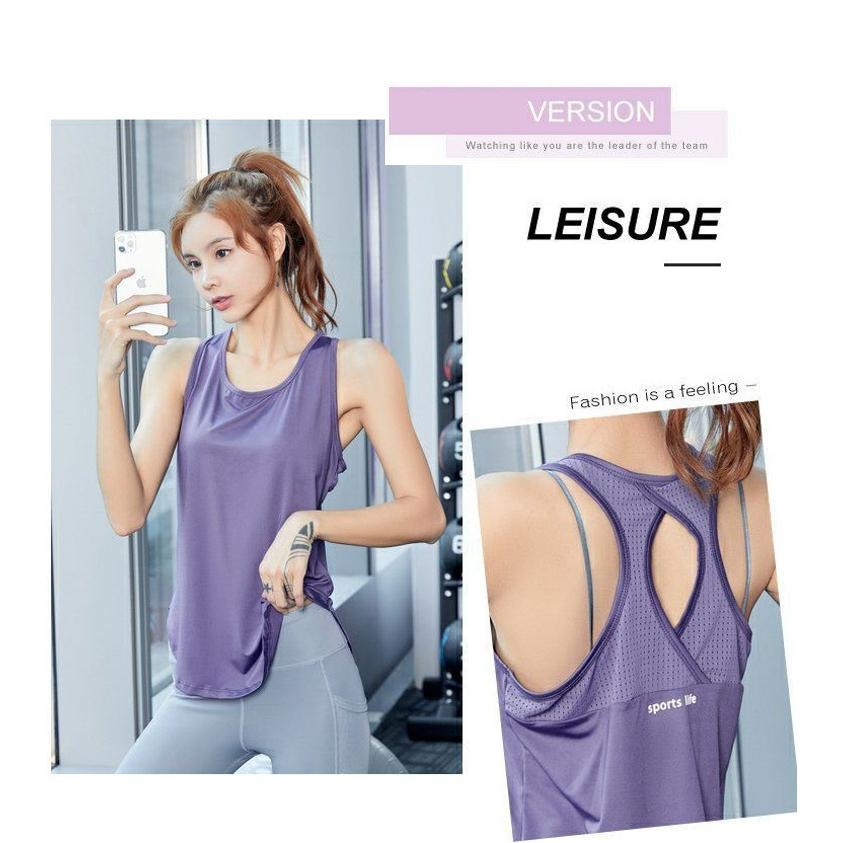 K01．網紗無袖背心罩衫 運動罩衫 瑜珈罩衫 瑜伽服 瑜珈服 速乾修身顯瘦 薄款運動罩衫 排汗衣 速乾衣 排汗衫-細節圖4