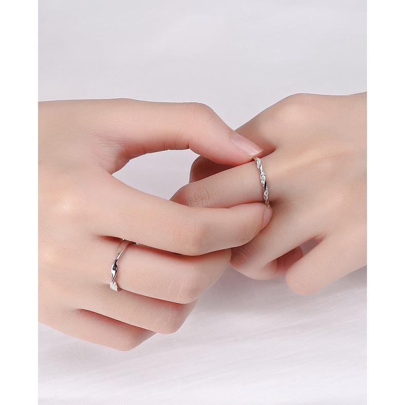 韓版戒指 無限愛莫比烏斯情侶戒指 簡約高級感氣質戒指 無分戒圍 開口設計可調整大小-細節圖5