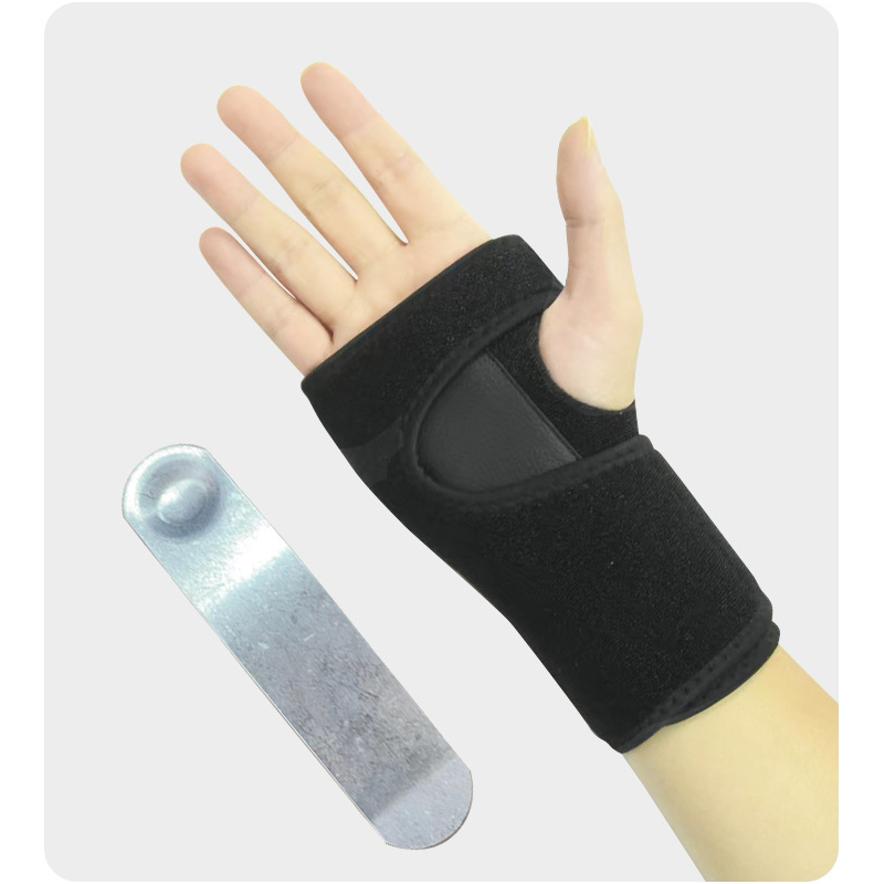D37 [單隻價] 鋼板護腕 運動護腕 運動護具 護手掌 護具 固定護腕 金屬板護手掌 護掌 支撐板-細節圖6