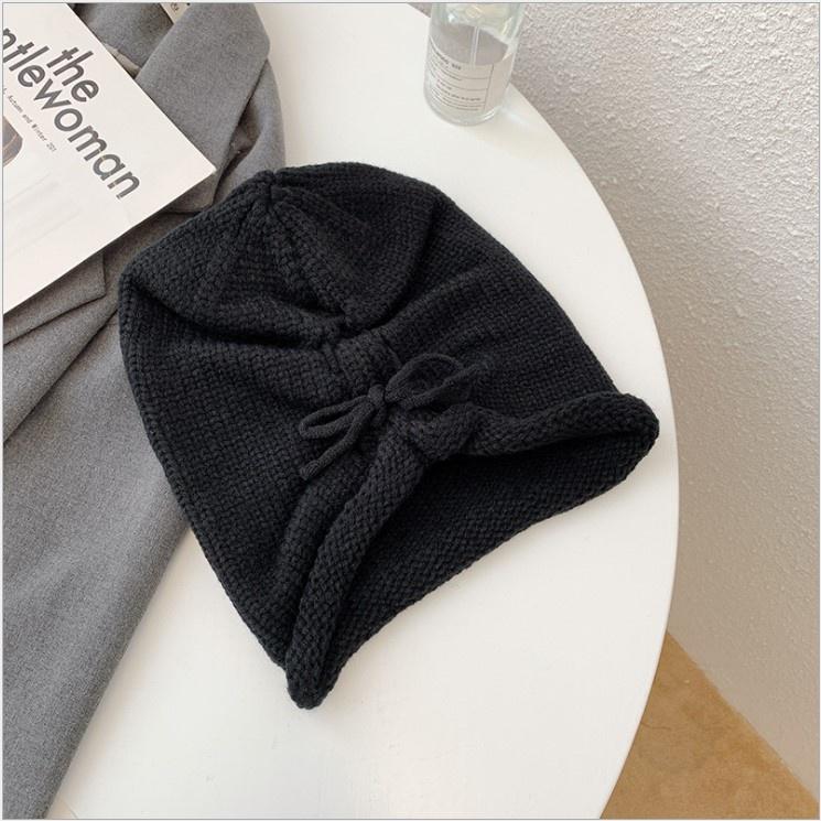 毛線針織帽 針織保暖帽 包頭帽 男女潮帽 保暖帽 堆堆帽 寬鬆套頭月子帽 登山帽 露營帽 光頭帽 化療帽-細節圖5