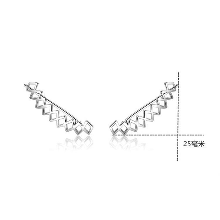 B585．創意長款耳環 氣質耳飾 韓版銀飾 防過敏 抗敏耳針 水鑽耳飾 珍珠耳飾 銀飾耳環 情人節 情侶 銀耳環-細節圖2