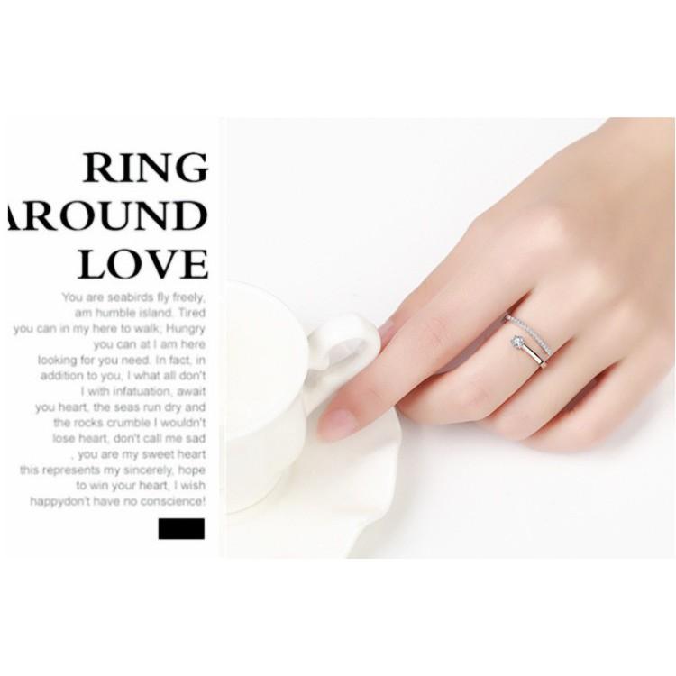 B497．心願戒指 銀飾 男女通用款戒指 無分戒圍可調整大小 防過敏首飾配件飾品 女飾品 情人節情侶戒 告白閨密 死黨-細節圖4