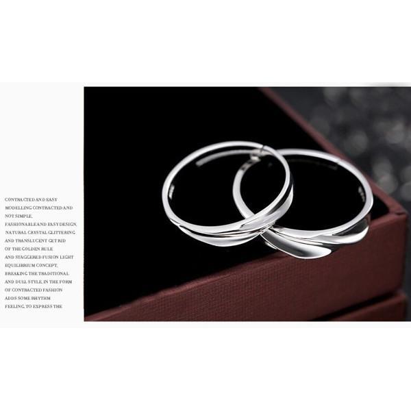 B168．水波紋戒指 銀飾 男女通用款戒指 無分戒圍可調整大小 防過敏首飾配件飾品 女飾品 情人節情侶戒告白閨密死黨送禮-細節圖4