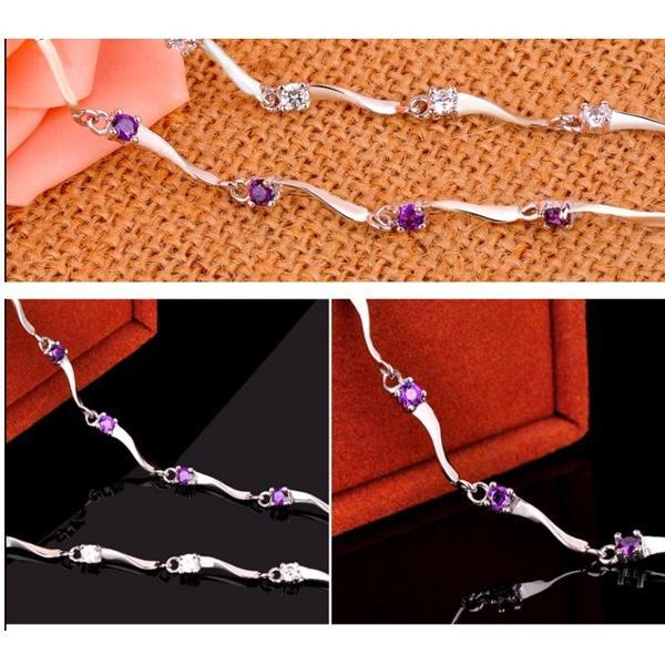 B224．辣椒手鏈手鍊 韓版銀飾 抗過敏防過敏 首飾配件飾品 女飾品 水鑽 手環 手鏈 手飾 銀手鐲 情人節情侶-細節圖5