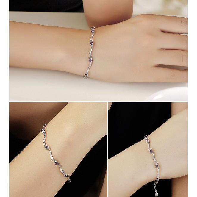 B224．辣椒手鏈手鍊 韓版銀飾 抗過敏防過敏 首飾配件飾品 女飾品 水鑽 手環 手鏈 手飾 銀手鐲 情人節情侶-細節圖8