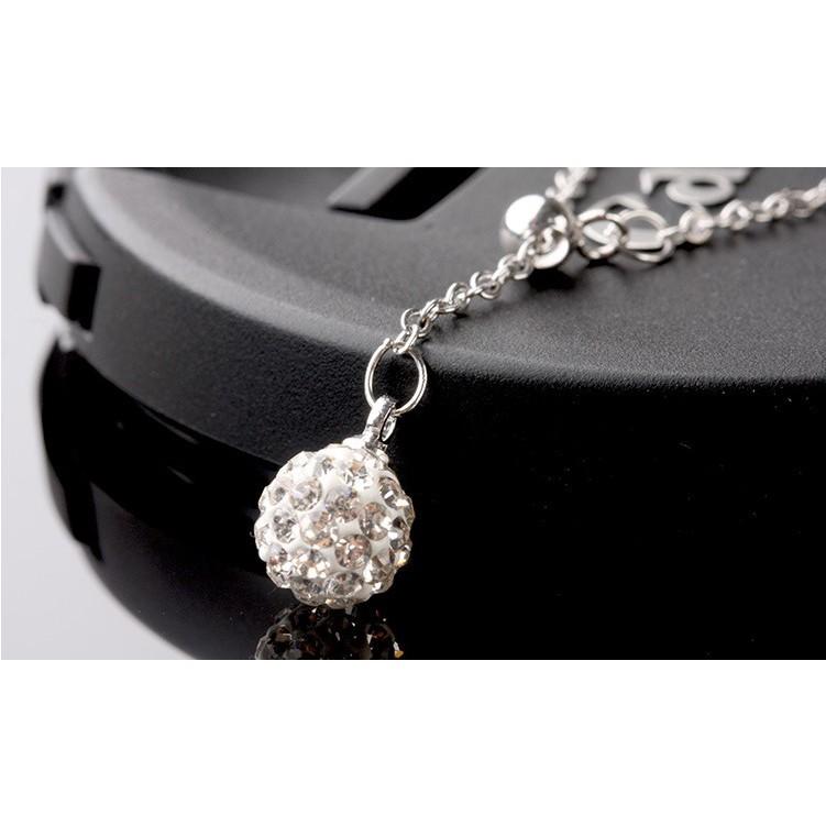 B264．香巴拉水鑽項鍊(含項鍊)-韓版銀飾項鏈項鍊 首飾配件飾品 女飾品 水鑽 首飾配件飾品防過敏 Y字鏈 Y字項鍊-細節圖3