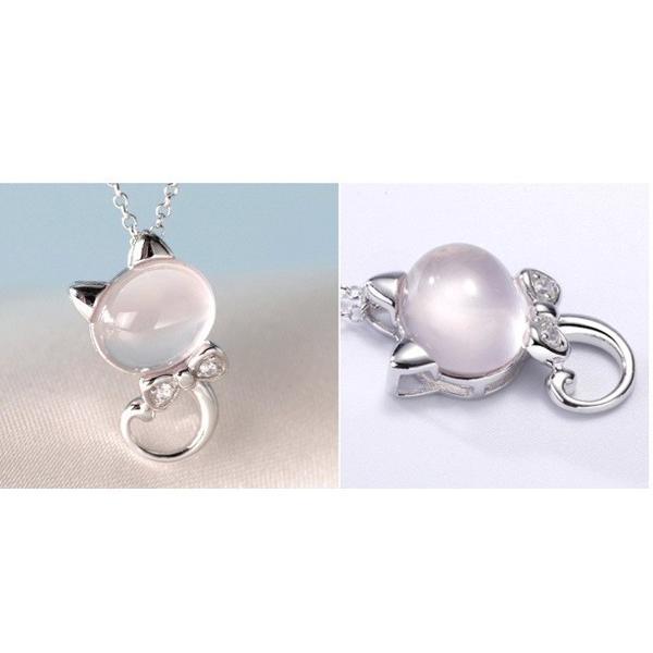 B201．小貓咪吊墬 韓版銀飾吊飾 首飾配件飾品 女飾品 可碰水不生鏽 情人節情侶 送禮物 小貓百貨-細節圖3