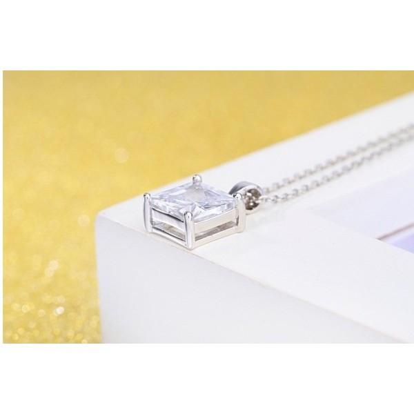 B341．方型鋯石吊墜(不含項鏈) 防過敏韓版銀飾吊飾吊墜吊墬 首飾飾品配件 女飾品 水鑽耳飾耳釘耳環 情人告白閨密-細節圖6