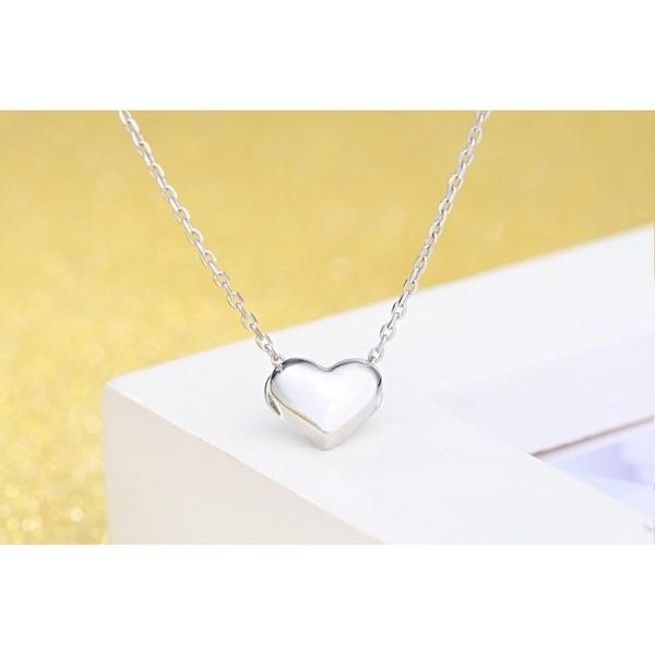 B332．心形吊墜項鍊 防過敏韓版銀飾吊飾吊墜吊墬 首飾飾品配件 女飾品 水鑽耳飾耳釘耳環 情人告白閨密死黨-細節圖3