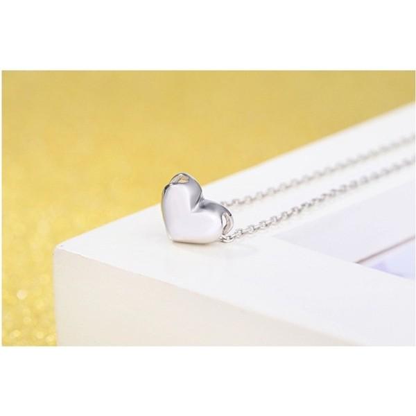 B332．心形吊墜項鍊 防過敏韓版銀飾吊飾吊墜吊墬 首飾飾品配件 女飾品 水鑽耳飾耳釘耳環 情人告白閨密死黨-細節圖5