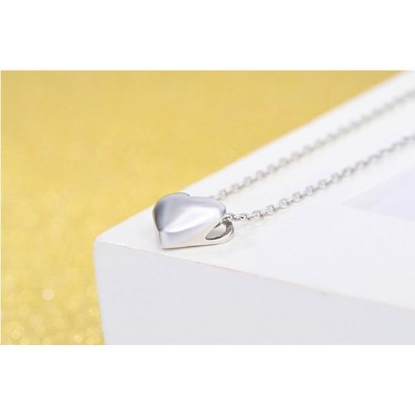 B332．心形吊墜項鍊 防過敏韓版銀飾吊飾吊墜吊墬 首飾飾品配件 女飾品 水鑽耳飾耳釘耳環 情人告白閨密死黨-細節圖6