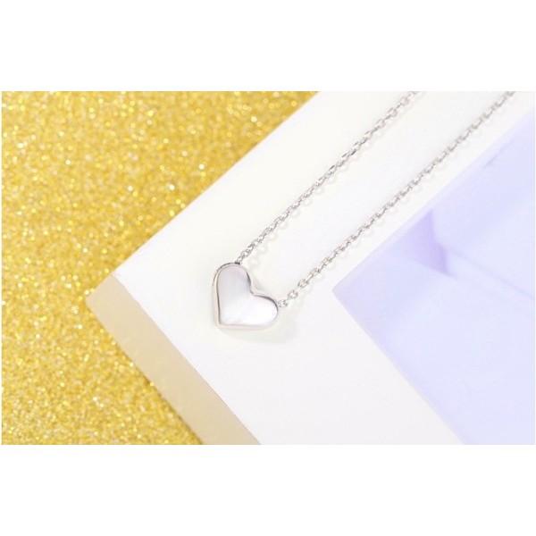 B332．心形吊墜項鍊 防過敏韓版銀飾吊飾吊墜吊墬 首飾飾品配件 女飾品 水鑽耳飾耳釘耳環 情人告白閨密死黨-細節圖7
