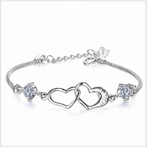 B245．心依手鏈 手環 手鍊 手飾 韓版銀飾 抗過敏防過敏首飾飾品配件 精緻質感飾品-細節圖3