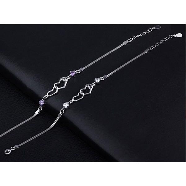 B245．心依手鏈 手環 手鍊 手飾 韓版銀飾 抗過敏防過敏首飾飾品配件 精緻質感飾品-細節圖4